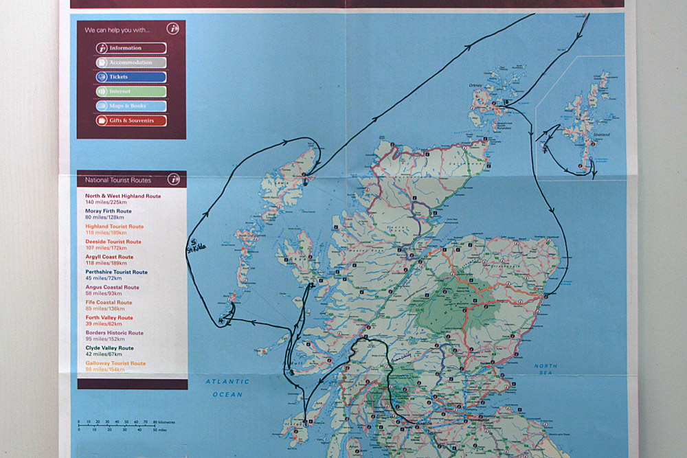 Scotland map